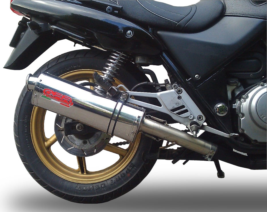 GPR Exhaust System Honda CB500 CB500S 1993-2005, Trioval, Slip-on Exhaust Including Removable DB Killer and Link Pipe