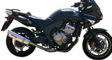 GPR Exhaust System Honda CBF600S 2007-2012, Trioval, Slip-on Exhaust Including Removable DB Killer and Link Pipe