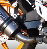 GPR Exhaust System Honda CBR125R 2011-2016, M3 Poppy , Slip-on Exhaust Including Link Pipe and Removable DB Killer