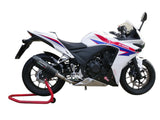 GPR Exhaust System Honda CBR500R 2012-2016, Gpe Ann. Black titanium, Slip-on Exhaust Including Removable DB Killer and Link Pipe