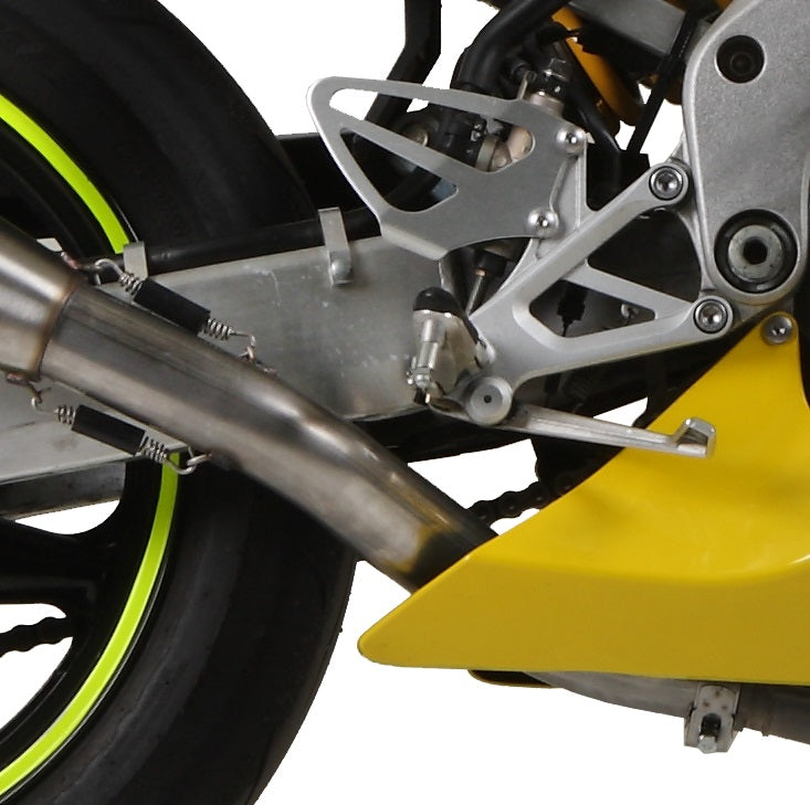 GPR Exhaust System Honda CBR600F - Sport 2001-2007, Gpe Ann. Poppy, Slip-on Exhaust Including Removable DB Killer and Link Pipe