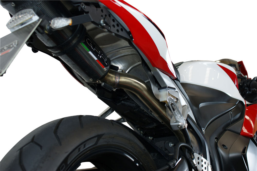 GPR Exhaust System Honda CBR600RR 2005-2006, Tiburon Titanium, Slip-on Exhaust Including Removable DB Killer and Link Pipe