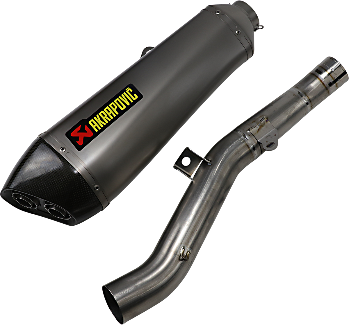 Kawasaki Concours 14 1400 GTR 2008-2022 Exhaust, Akrapovic Slip-On Muffler in Titanium and Carbon Fiber S-K14SO5-HZAAT 1811-2694