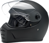 BILTWELL Lane Splitter Motorcycle Helmet - Flat Black - Medium 1004-201-103