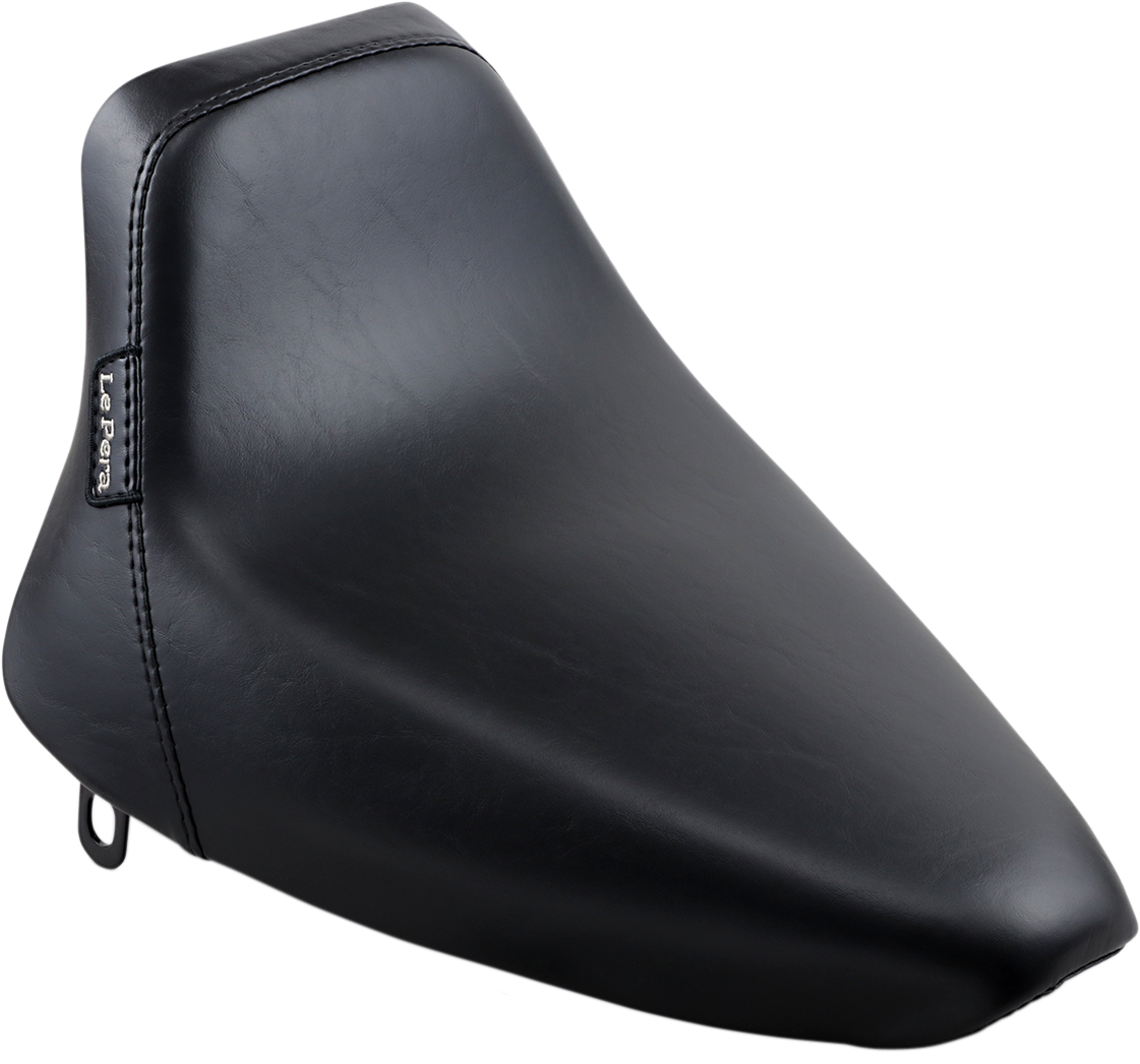 LE PERA Bare Bones Solo Seat - Smooth - Black - Softail LN-007