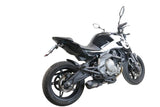 GPR Exhaust System Cf Moto 400 NK 2021-2023, Furore Poppy, Slip-on Exhaust Including Link Pipe and Removable DB Killer