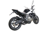 GPR Exhaust System Cf Moto 650 Mt 2021-2023, Gpe Ann. Poppy, Slip-on Exhaust Including Link Pipe and Removable DB Killer