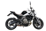 GPR Exhaust System Cf Moto 400 NK 2021-2023, Gpe Ann. Titanium, Slip-on Exhaust Including Link Pipe and Removable DB Killer