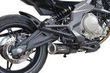 GPR Exhaust System Cf Moto 650 Nk 2021-2023, M3 Black Titanium, Slip-on Exhaust Including Link Pipe and Removable DB Killer