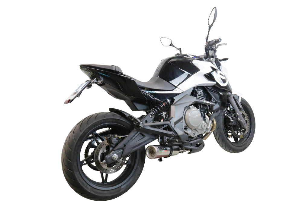 GPR Exhaust System Cf Moto 400 NK 2019-2020, M3 Inox , Slip-on Exhaust Including Link Pipe and Removable DB Killer