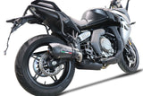 GPR Exhaust System Cf Moto 650 Gt 2022-2024, GP Evo4 Poppy, Slip-on Exhaust Including Removable DB Killer and Link Pipe