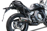 GPR Exhaust System Cf Moto 650 Gt 2022-2024, M3 Poppy , Slip-on Exhaust Including Removable DB Killer and Link Pipe