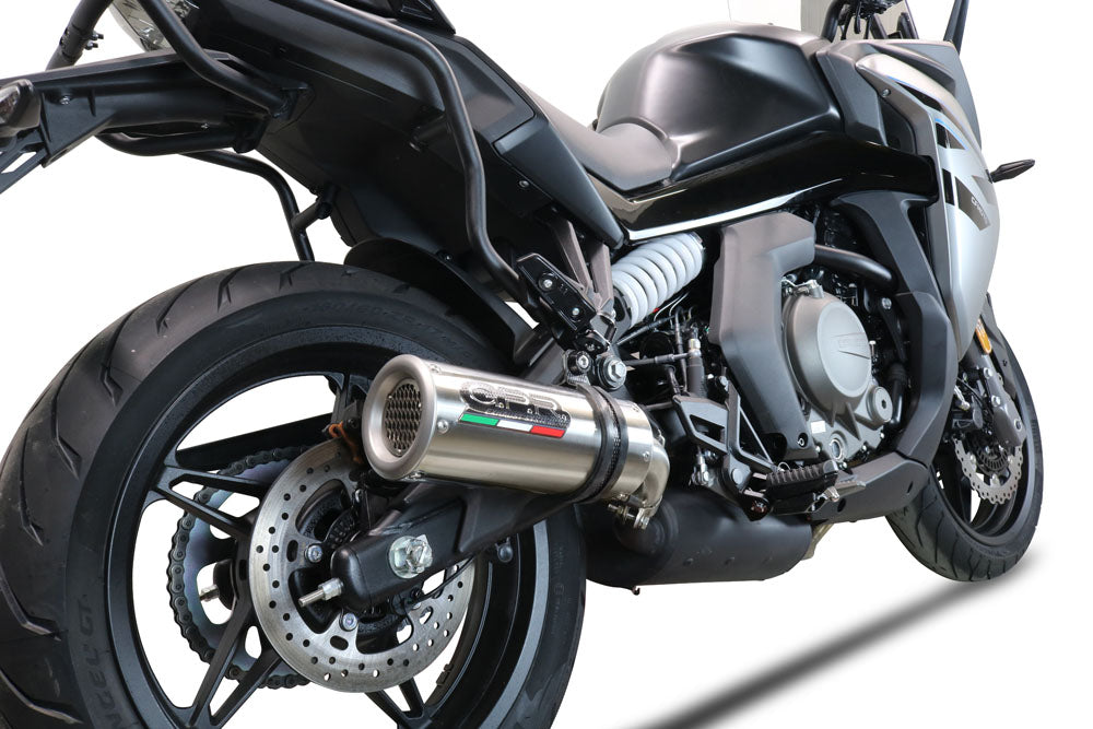 GPR Exhaust System Cf Moto 650 Gt 2022-2024, M3 Inox , Slip-on Exhaust Including Removable DB Killer and Link Pipe