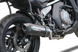 GPR Exhaust System Cf Moto 650 Gt 2022-2024, Furore Nero, Slip-on Exhaust Including Link Pipe and Removable DB Killer