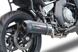 GPR Exhaust System Cf Moto 650 Gt 2022-2024, Furore Poppy, Slip-on Exhaust Including Link Pipe and Removable DB Killer