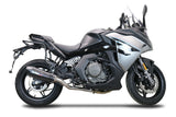 GPR Exhaust System Cf Moto 650 Gt 2022-2024, Gpe Ann. Poppy, Slip-on Exhaust Including Link Pipe and Removable DB Killer