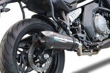 GPR Exhaust System Cf Moto 650 Gt 2022-2024, Gpe Ann. Poppy, Slip-on Exhaust Including Link Pipe and Removable DB Killer