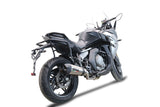 GPR Exhaust System Cf Moto 650 Gt 2022-2024, Gpe Ann. Titanium, Slip-on Exhaust Including Link Pipe and Removable DB Killer