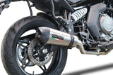 GPR Exhaust System Cf Moto 650 Gt 2022-2024, Gpe Ann. Titanium, Slip-on Exhaust Including Link Pipe and Removable DB Killer