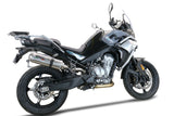 GPR Exhaust Cf Moto 800 Mt Touring 2022-2024, Dual Titanium, Slip-on Exhaust Including Removable DB Killer and Link Pipe