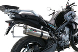 GPR Exhaust Cf Moto 800 Mt Touring 2022-2024, Dual Inox, Slip-on Exhaust Including Removable DB Killer and Link Pipe