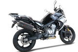 GPR Exhaust System Cf Moto 800 Mt Sport 2022-2024, DUNE Poppy, Slip-on Exhaust Including Removable DB Killer and Link Pipe