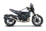 GPR Exhaust System Cf Moto 700 CL-X Adv 2022-2024, Deeptone Inox, Slip-on Exhaust Including Link Pipe and Removable DB Killer