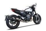 GPR Exhaust System Cf Moto 700 CL-X Adv 2022-2024, Deeptone Inox, Slip-on Exhaust Including Link Pipe and Removable DB Killer