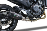 GPR Exhaust System Cf Moto 700 CL-X Adv 2022-2024, Gpe Ann. Poppy, Mid-Full System Exhaust Including Removable DB Killer