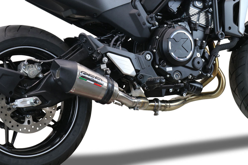 GPR Exhaust System Cf Moto 700 CL-X Sport 2022-2024, Gpe Ann. titanium, Mid-Full System Exhaust Including Removable DB Killer