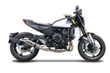 GPR Exhaust System Cf Moto 700 CL-X Adv 2022-2024, M3 Titanium Natural, Mid-Full System Exhaust Including Removable DB Killer