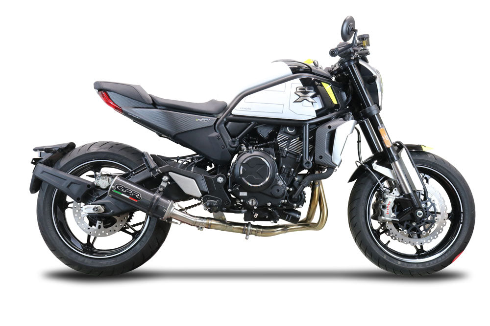 GPR Exhaust System Cf Moto 700 CL-X Sport 2022-2024, M3 Poppy , Mid-Full System Exhaust Including Removable DB Killer