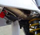 GPR Exhaust System Honda CRF250R 2003-2005, Albus Ceramic, Slip-on Exhaust Including Removable DB Killer and Link Pipe