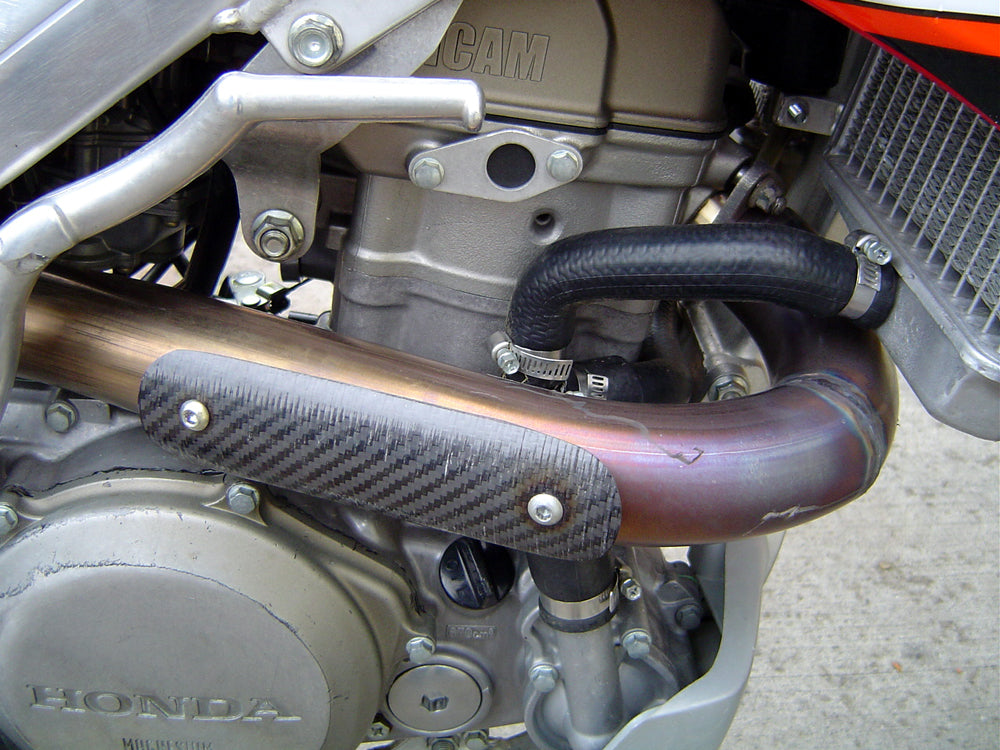 GPR Exhaust System Honda CRF450R CRF450E 2005-2005, Albus Ceramic, Full System Exhaust, Including Removable DB Killer