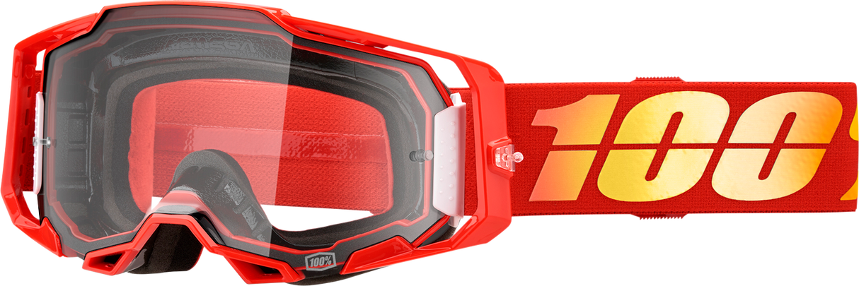 100% Armega Goggles - Nuketown - Clear 50004-00020