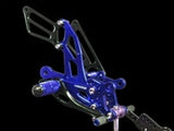 Honda CBR 1000 RR Rearsets Blue