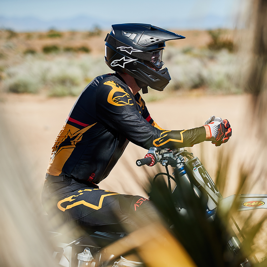 ALPINESTARS SM5 Motorcycle Helmet - Solid - Matte Black - XS 8303121-110-XS