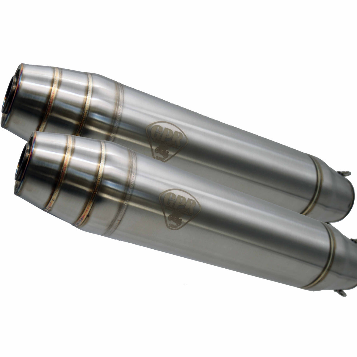 Bmw R80GS 1980-1987 Exhaust GPR Silencers without link pipe Deeptone I ...