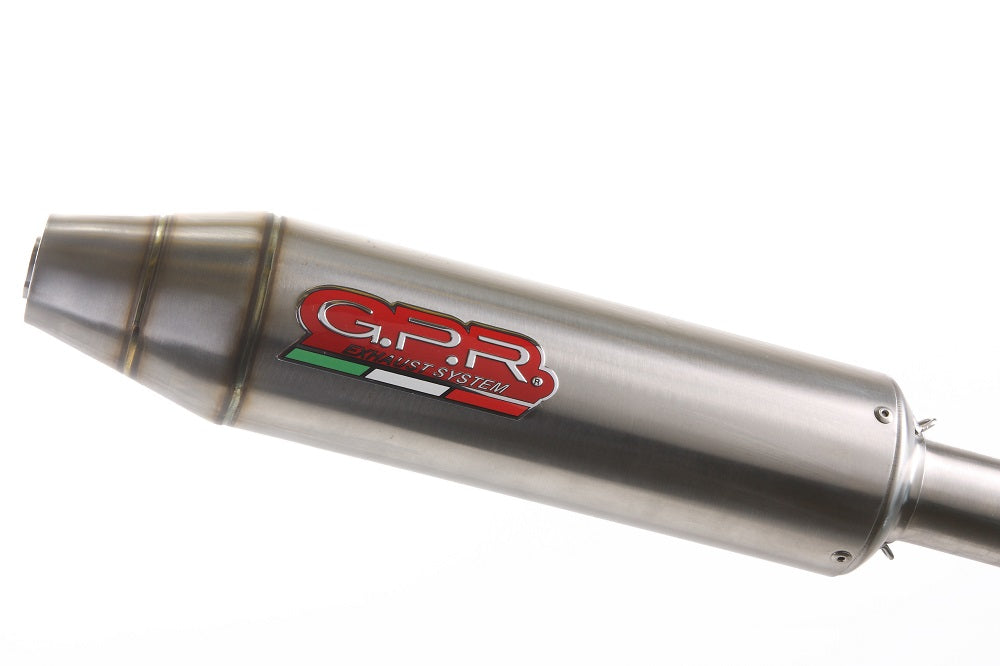 GPR Exhaust for Artic Trv 700 2011-2021, Deeptone Atv, Slip-on Exhaust Including Removable DB Killer and Link Pipe