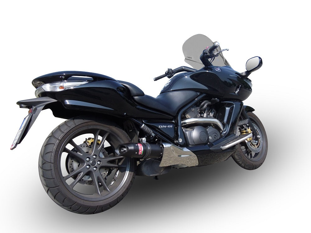 GPR Exhaust System Honda Dn-01 2008-2010, Furore Nero, Slip-on Exhaust Including Removable DB Killer and Link Pipe