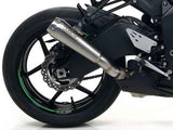 IN STOCK Arrow Pro-Race Slip-on Exhaust Nichrome with Steel End Cap ZX-6R 636 2009-2025  71898PRI