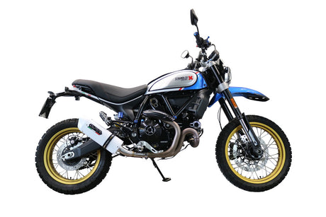 Ducati Scrambler 800 Desert Sled - DS Fasthouse 2021-2024 Exhaust GPR Slip-on Albus Ceramic