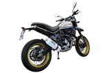 GPR Exhaust System Ducati Scrambler 800 Icon - Icon Dark 2021-2023, Albus Ceramic, Slip-on Exhaust Including Link Pipe and Removable DB Killer