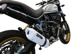 Ducati Scrambler 800 Desert Sled - DS Fasthouse 2021-2024 Exhaust GPR Slip-on Albus Ceramic