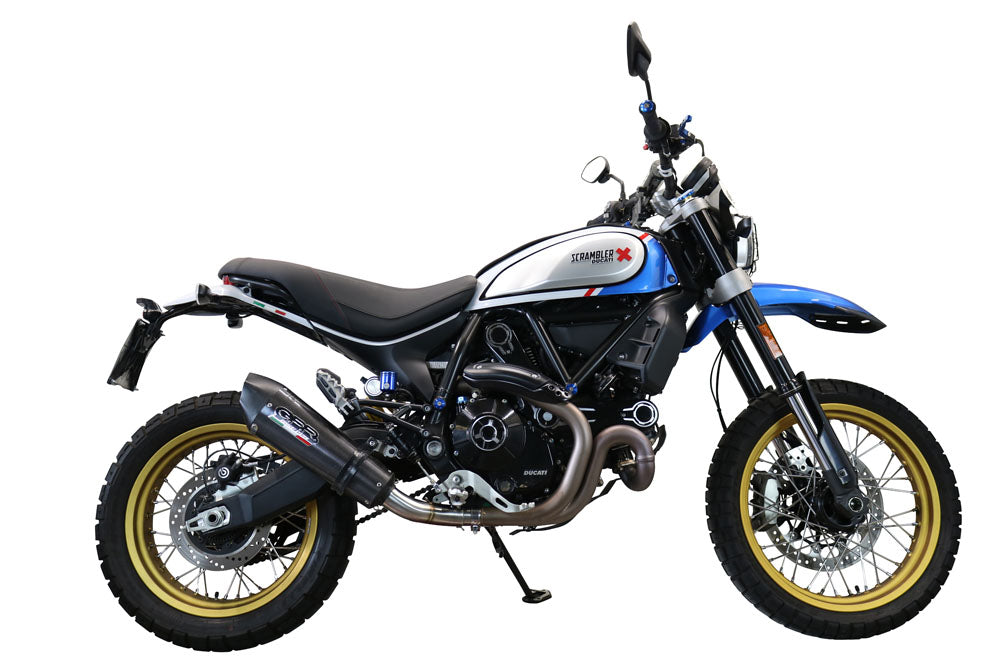 GPR Exhaust System Ducati Scrambler 800 Nightshift - Urban Motard 2021-2023, Gpe Ann. Poppy, Slip-on Exhaust Including Link Pipe and Removable DB Killer