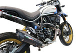 GPR Exhaust System Ducati Scrambler 800 Nightshift - Urban Motard 2021-2023, Gpe Ann. Poppy, Slip-on Exhaust Including Link Pipe and Removable DB Killer