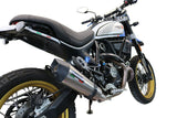 GPR Exhaust System Ducati Scrambler 800 Icon - Icon Dark 2021-2023, Gpe Ann. Titanium, Slip-on Exhaust Including Link Pipe and Removable DB Killer