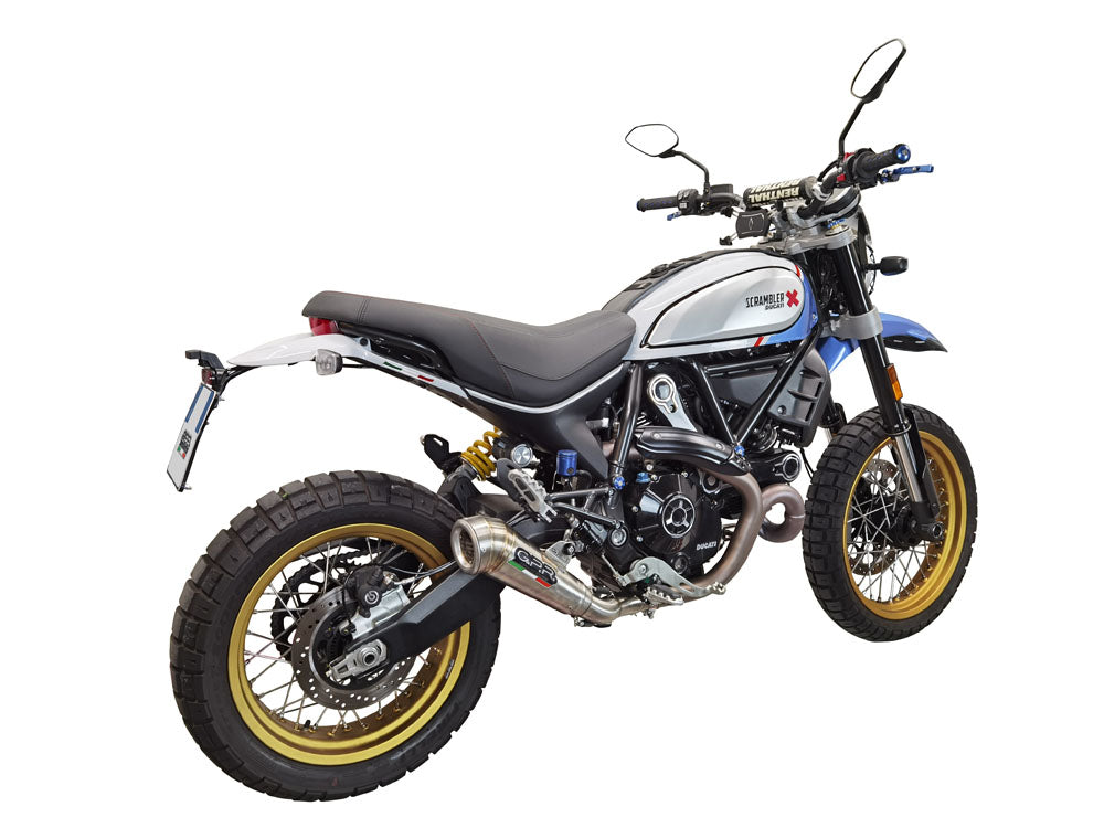 GPR Exhaust System Ducati Scrambler 800 Nightshift - Urban Motard 2021-2023, Powercone Evo, Slip-on Exhaust Including Link Pipe and Removable DB Killer