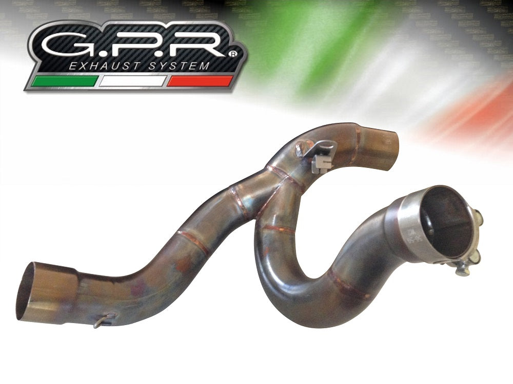 GPR Exhaust System Ducati Multistrada 1260 2018-2020, Decatalizzatore, Decat pipe