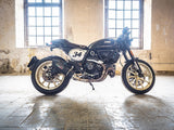 GPR Exhaust System Ducati Scrambler 800 2015-2016, Furore Nero, Slip-on Exhaust Including Removable DB Killer and Link Pipe